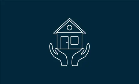 Graphic of an affordable house in Strathmore