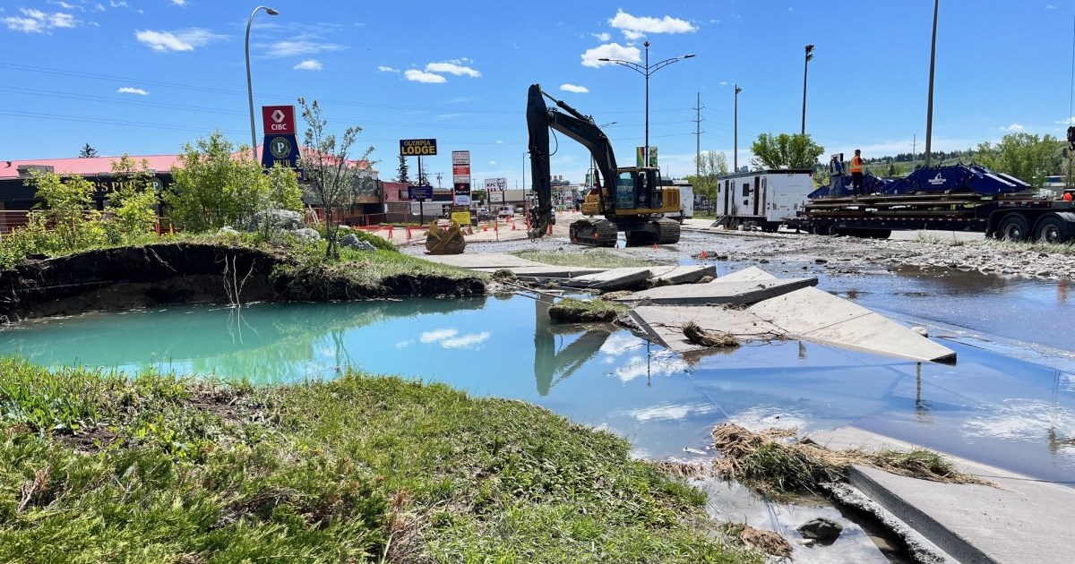 Waterline Break in Calgary