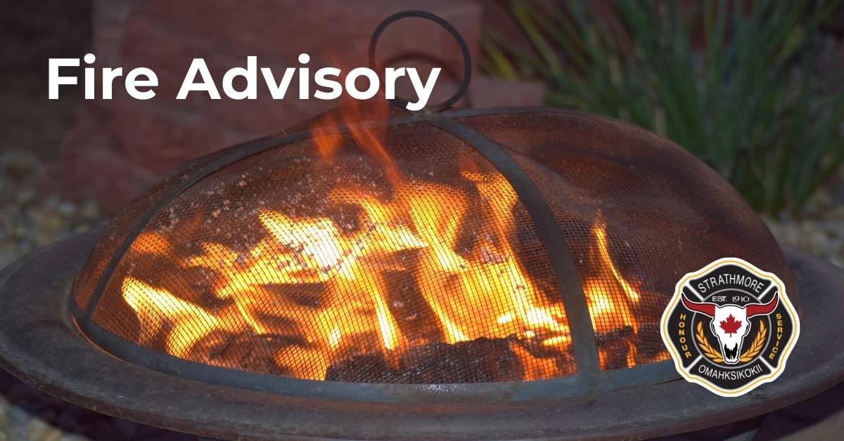 Fire Advisory with Fire Pit